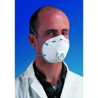 3M 8822 Classic voorgevormd stofmasker met ventiel-P2