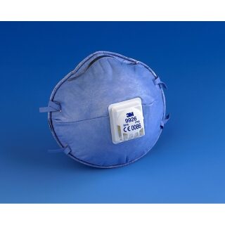 3M 9926 voorgevormd stofmasker met ventiel-P2