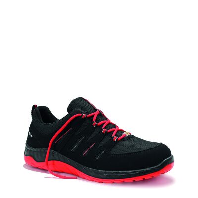 Elten Maddox Black-Red Low veiligheidsschoen